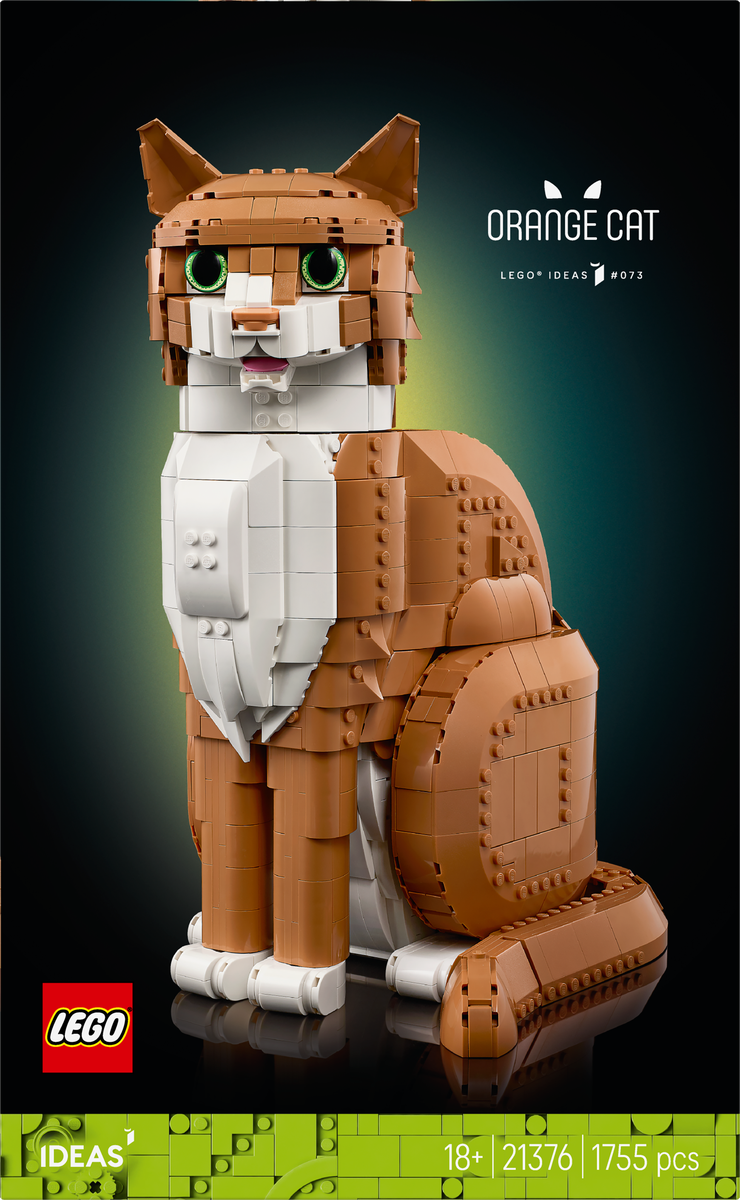 LEGO® Ideas Orange katt, Byggset med djurfigur 21376