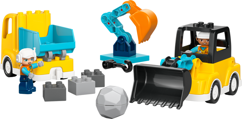 LEGO® DUPLO® Town 3 i 1 Byggfordon Leksaker 10475