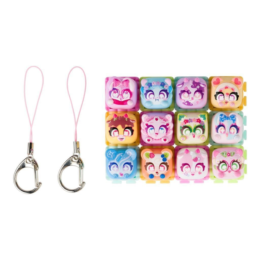 Clickeez Klickbar Fidget-Nyckelring 12 Figurer