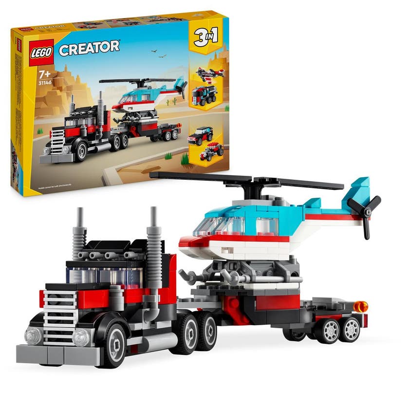LEGO Creator 31146, Flakbil med helikopter