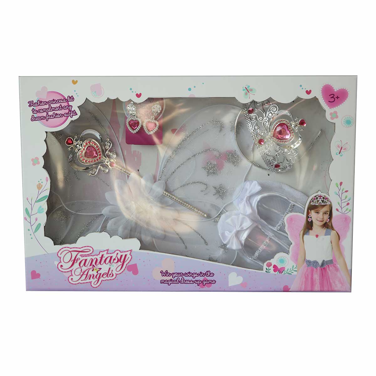 Fantasy Angel, Vingar, Tiara Och Skor