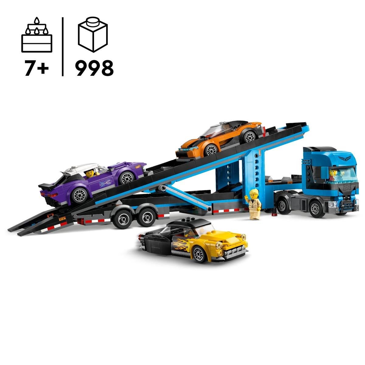 LEGO City 60408, Biltransport med sportbilar