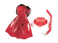 Bestway - Simset med snorkel, simfötter, prime mask 2 sort