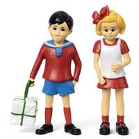 Pippi Långstrump - Tommy och Annika figurset