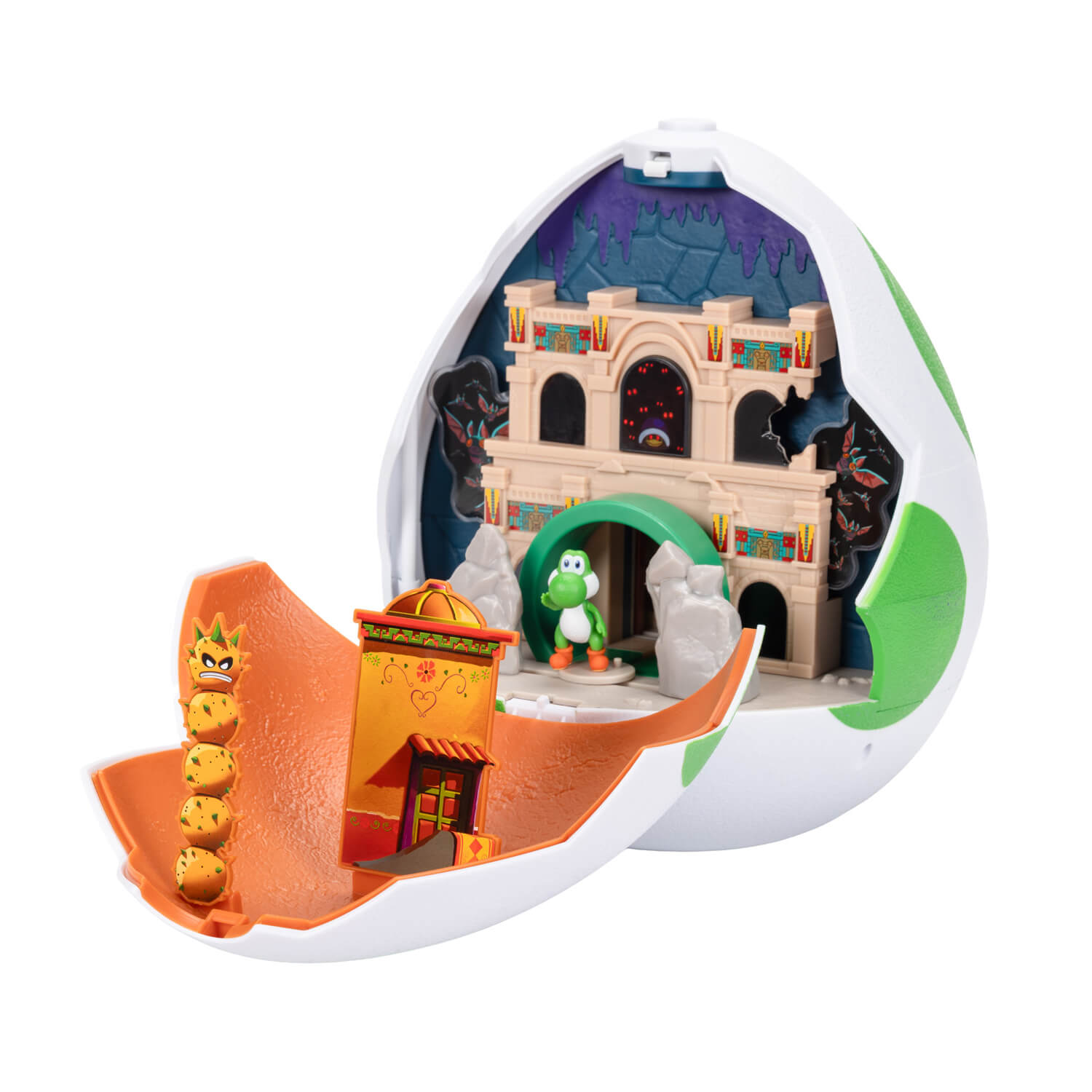 Mario Galaxy Movie Yoshi Egg Playset – 2-sidigt lekset