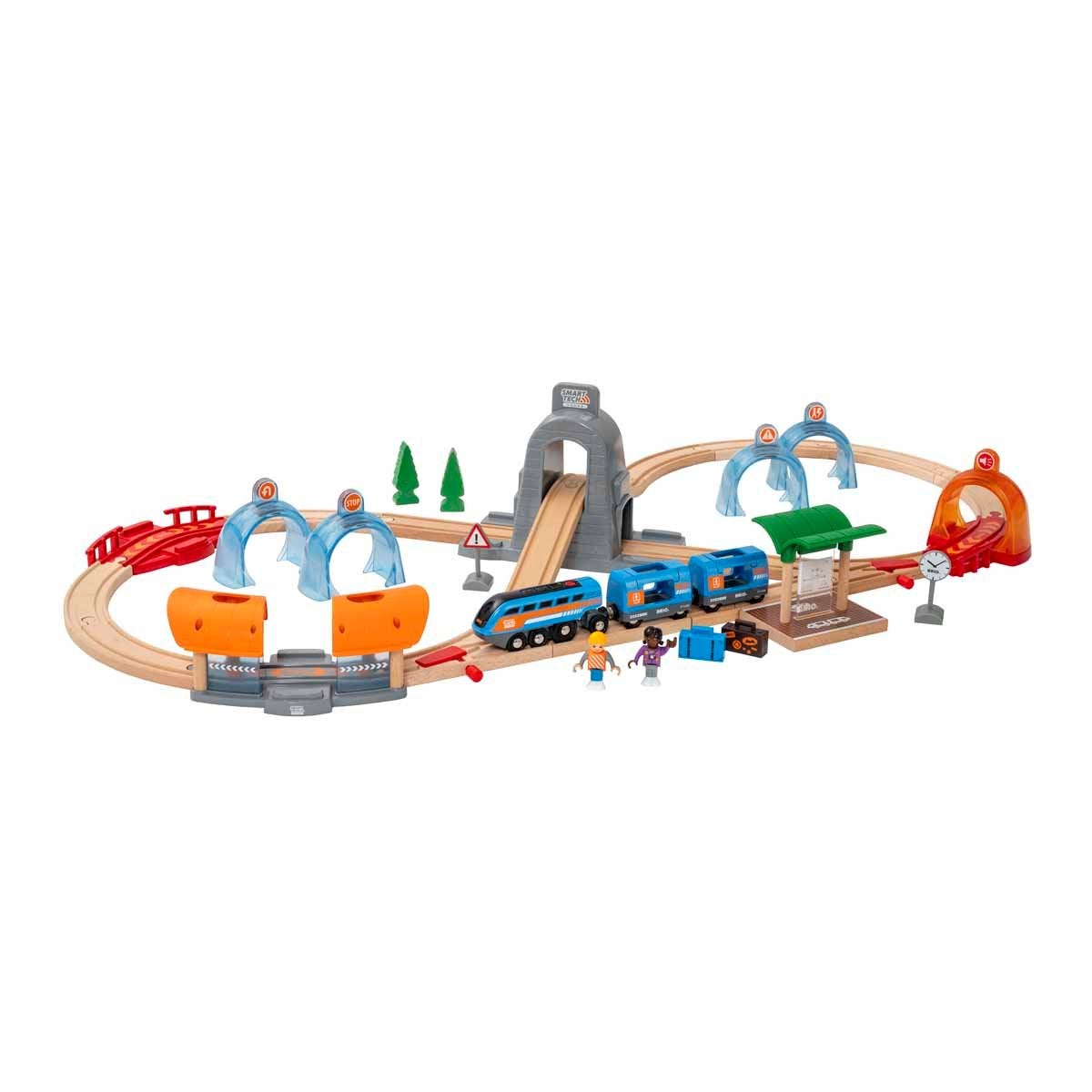 BRIO, Action Tunnel Travel Set (Smart Tech Sound)