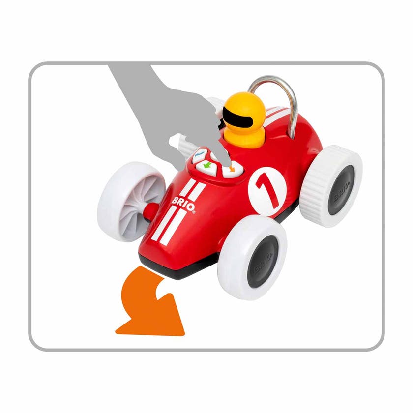 BRIO 30234, Lek & lär actionracer Röd