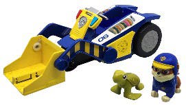 PAW Patrol Rubble Rescue Bulldozer med figur och sköldpadda
