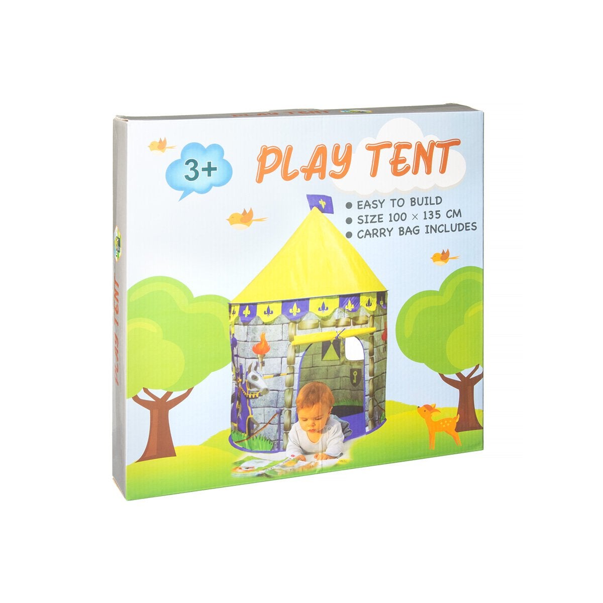 Lektält, Riddarborg Grå 135x100 cm