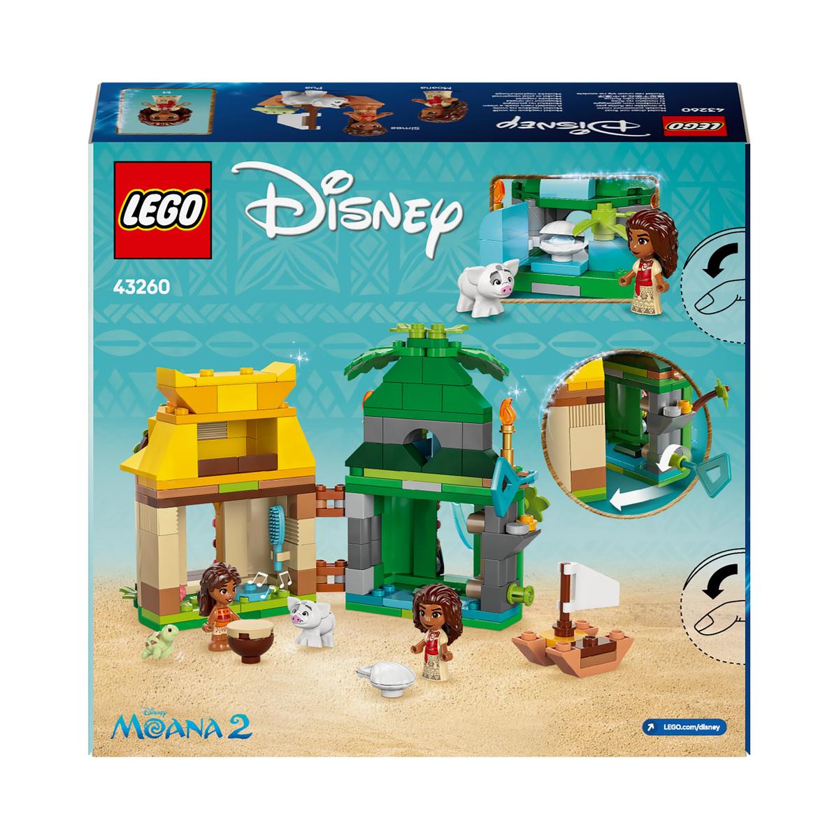 LEGO Disney Princess 43260, Vaianas skoj på ön