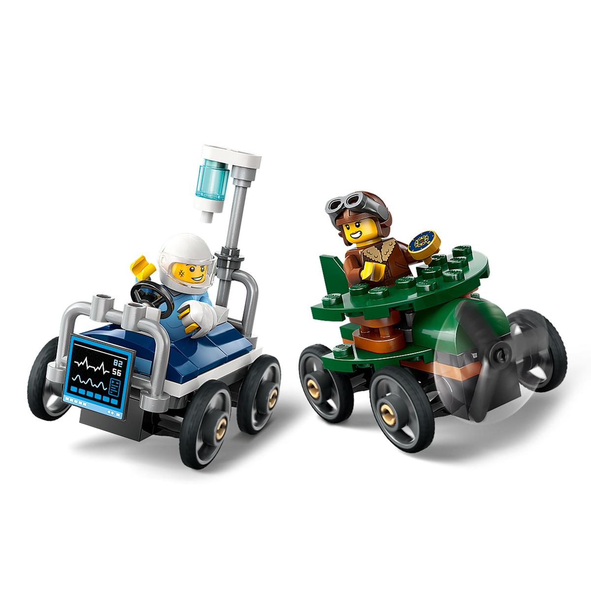 LEGO City Great Vehicles 60459, Flygplan mot sjukhussäng – racingpaket