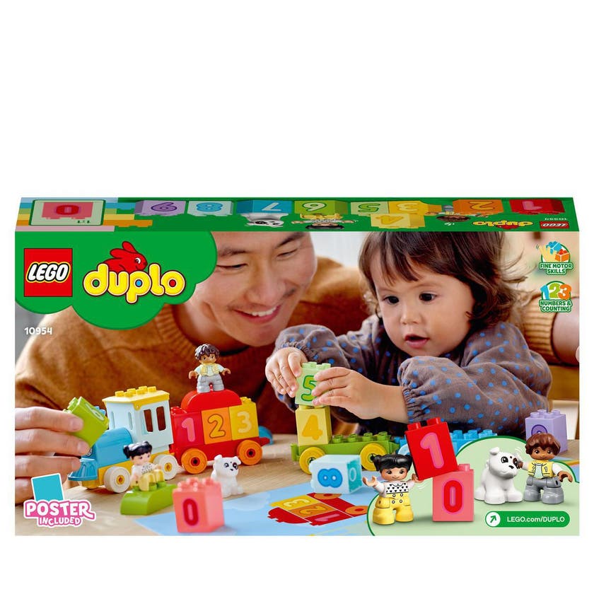 LEGO DUPLO My First 10954, Siffertåg – Lär dig räkna