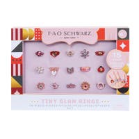 FAO Schwarz Glam Rings Set - 15 färgglada ringar