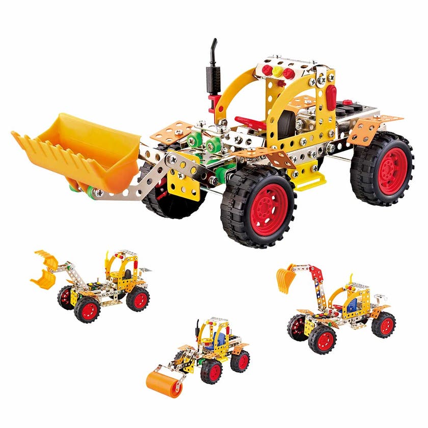 Mech-Tech, 4-pack arbetsfordon 282 delar