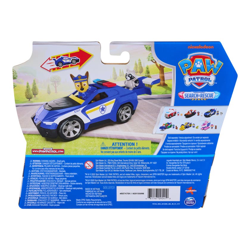 Paw Patrol Search & Rescue Themed Vehicle Chase