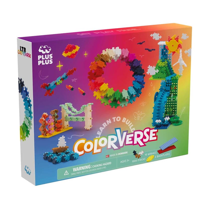 Plus-Plus Learn to build Colorverse Super set