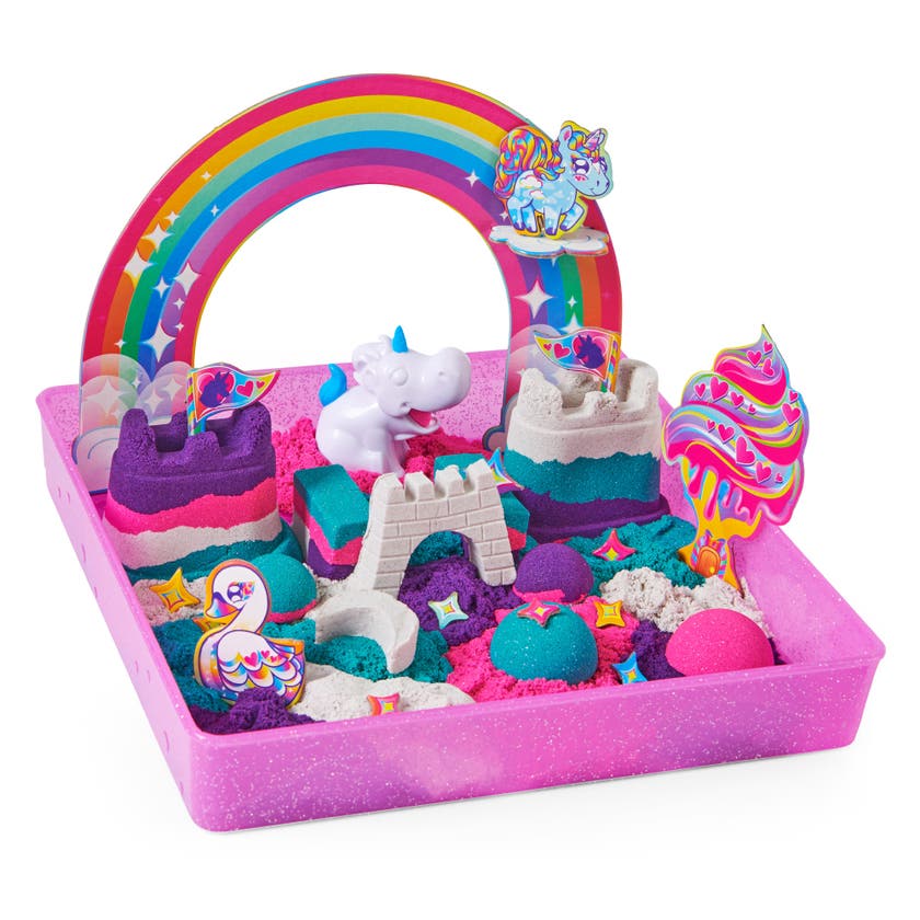 Kinetic Sand Regnbåge Enhörningsset