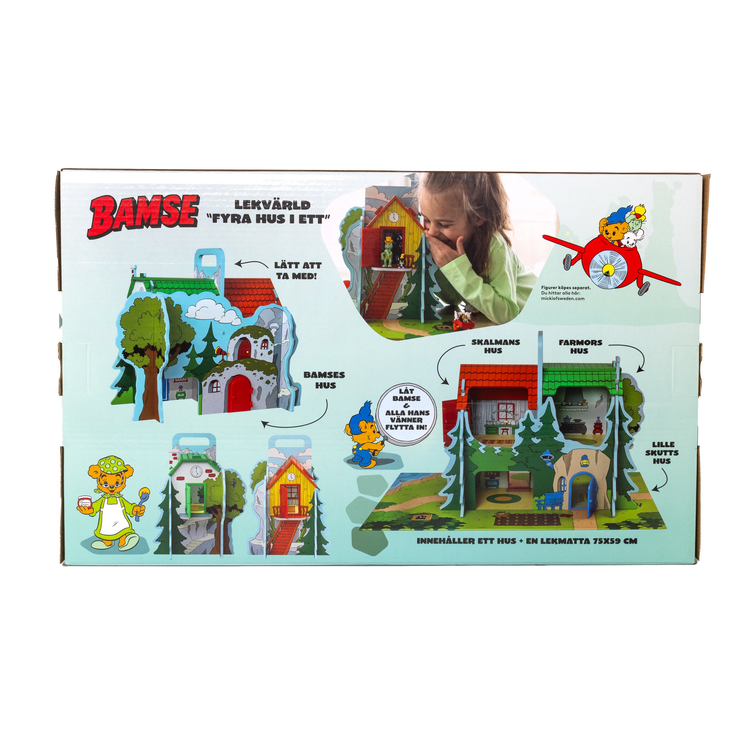 Bamses hus med Lekmatta