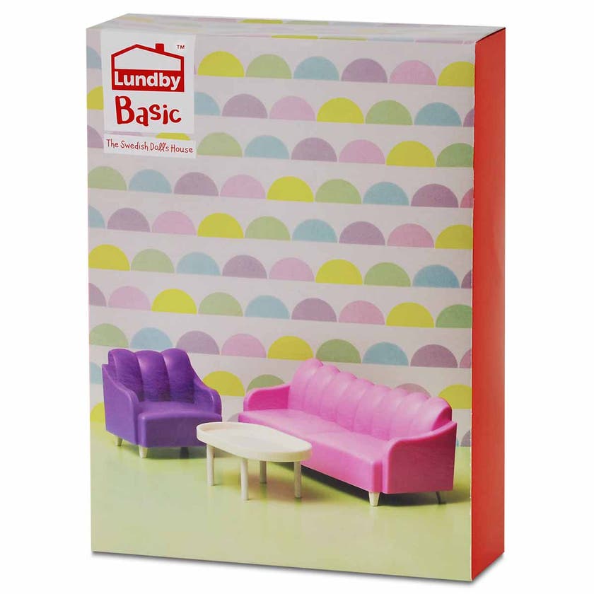 Lundby, Basic Vardagsrumsset