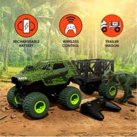 Sharper Image Rex Recon RC-lastbil med dinosaurie