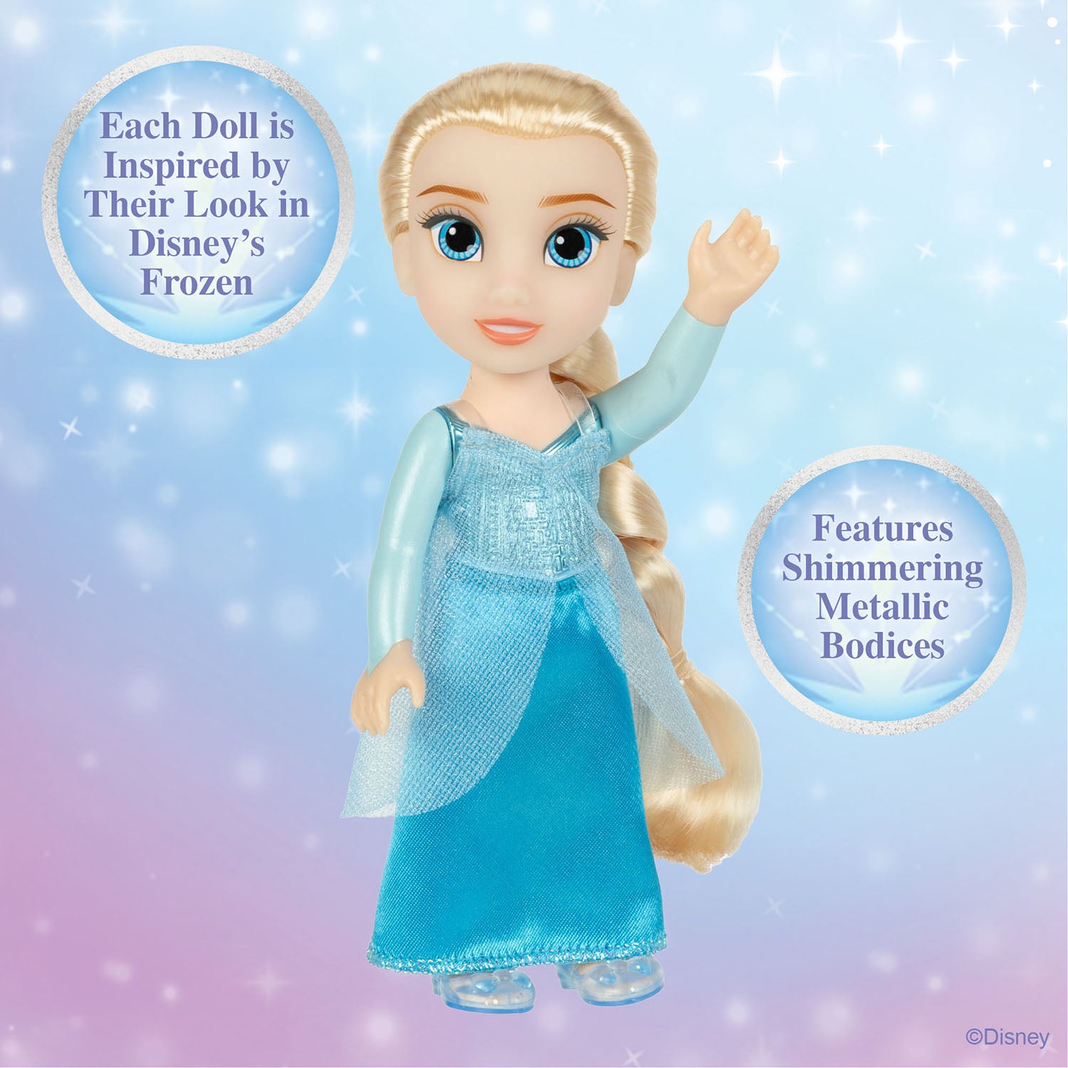 Disney Frozen Elsa docka med vän 15 cm