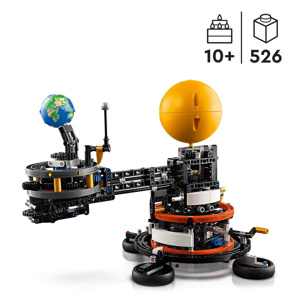 LEGO Technic 42179, Jorden och månen