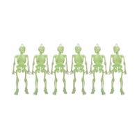 Halloween, Glow-In-The-Dark Skeletons 6 Pcs/Pss