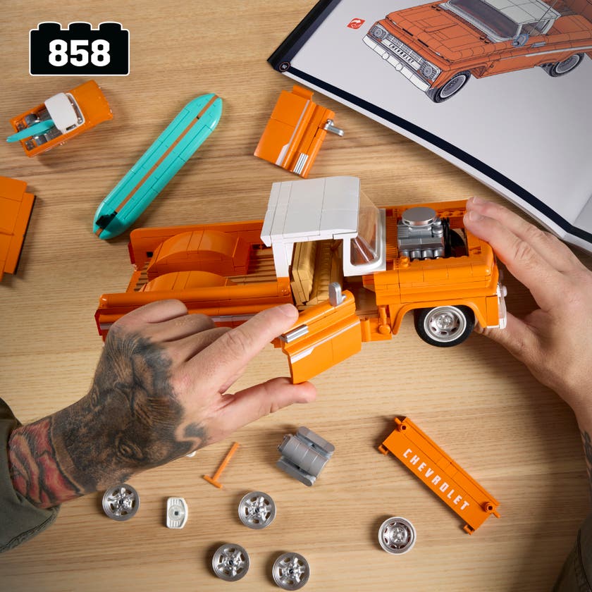Mattel Brick Shop Hot Wheels Custom '62 Chevy Pickup byggset