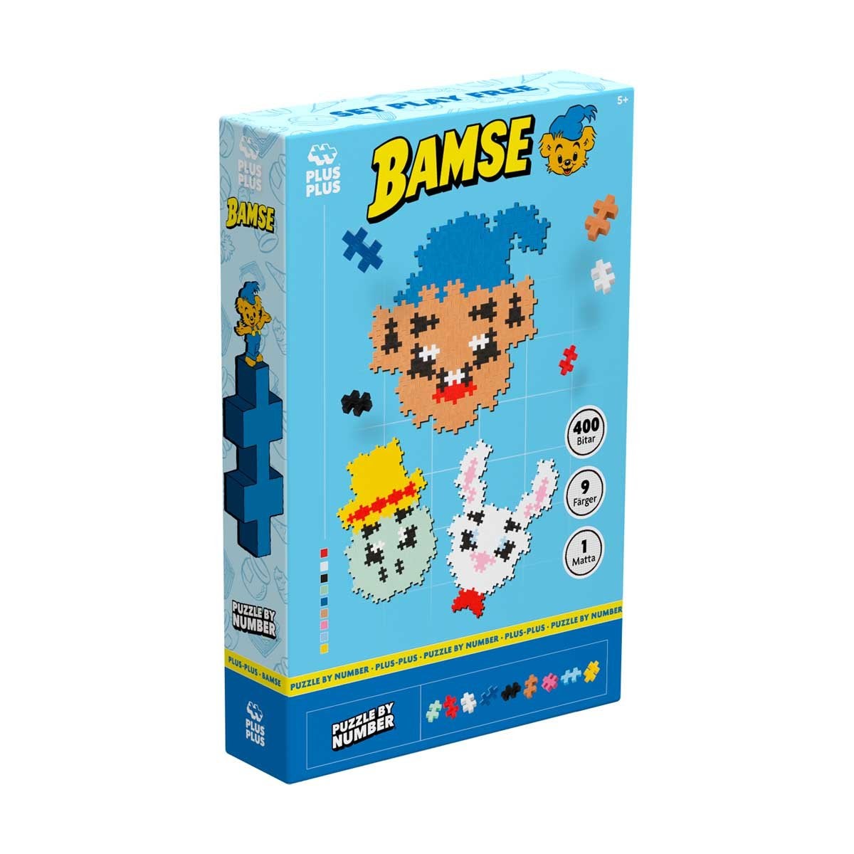 Plus-Plus Bamse, Skalman & Lille Skutt 400 stk