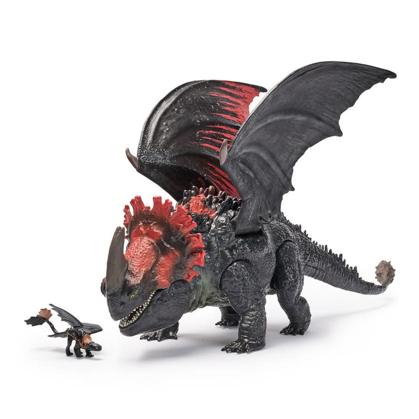 Dragons Movie Red Death Chomping Rampage