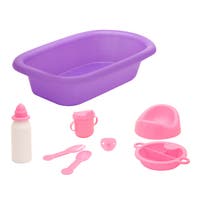 Humble&Heart, Badkar med tillbehör 38 cm, Lila
