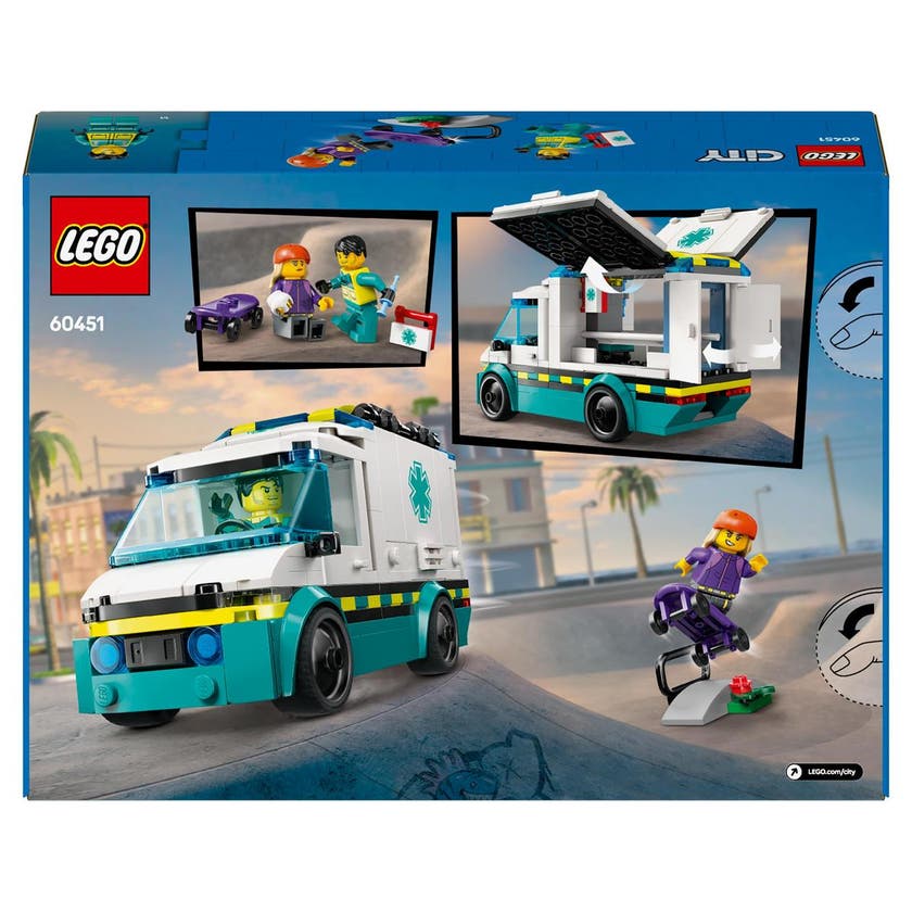 LEGO City Great Vehicles 60451, Akutambulans