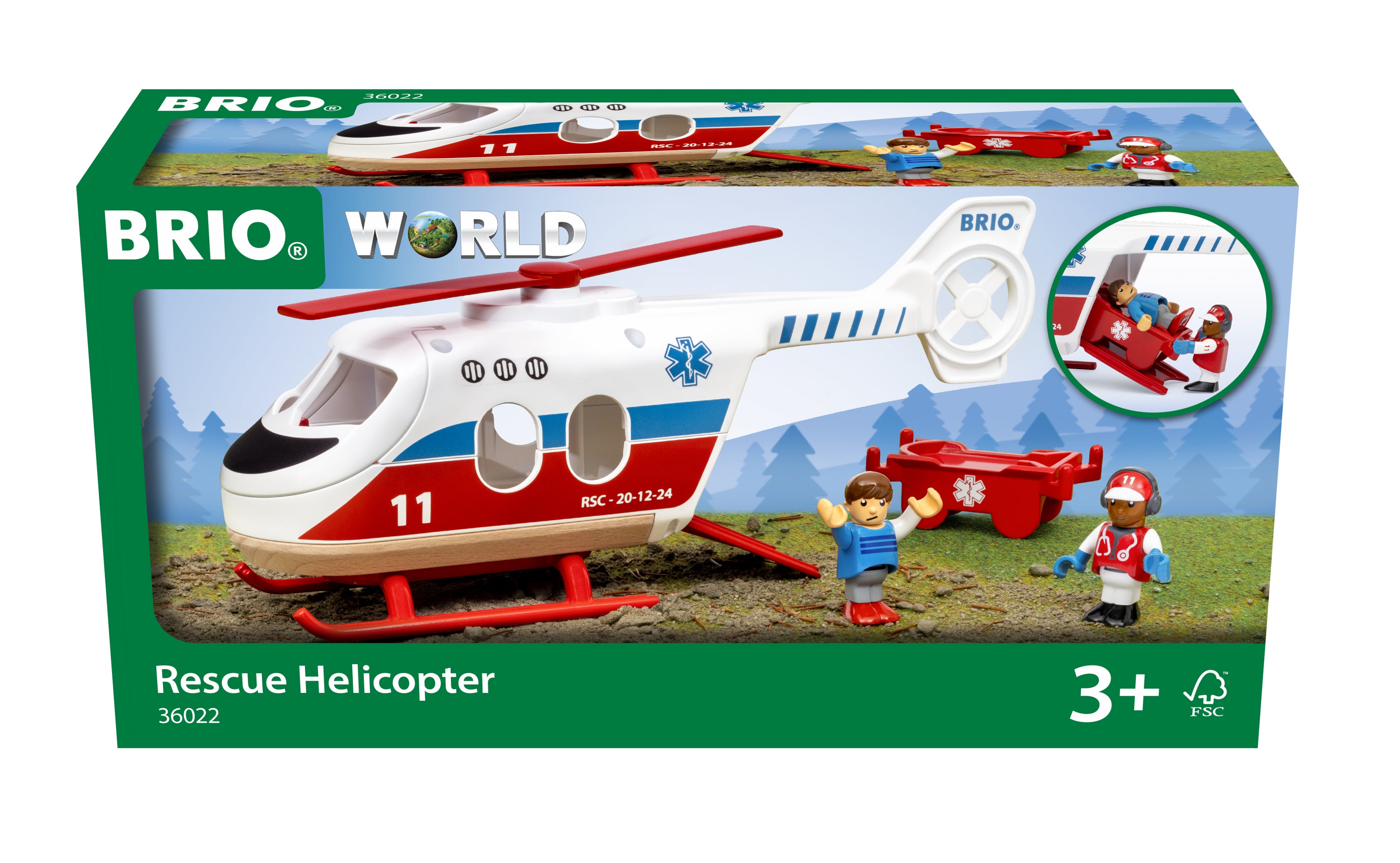 BRIO Tåg, Rescue Helicopter