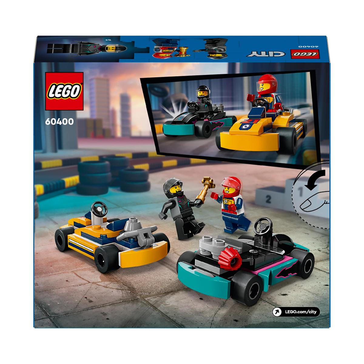 LEGO City 60400, Gokarter och racerförare