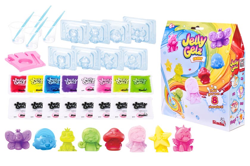 Jelly Gelz Fairy - pysselset med gel och formar