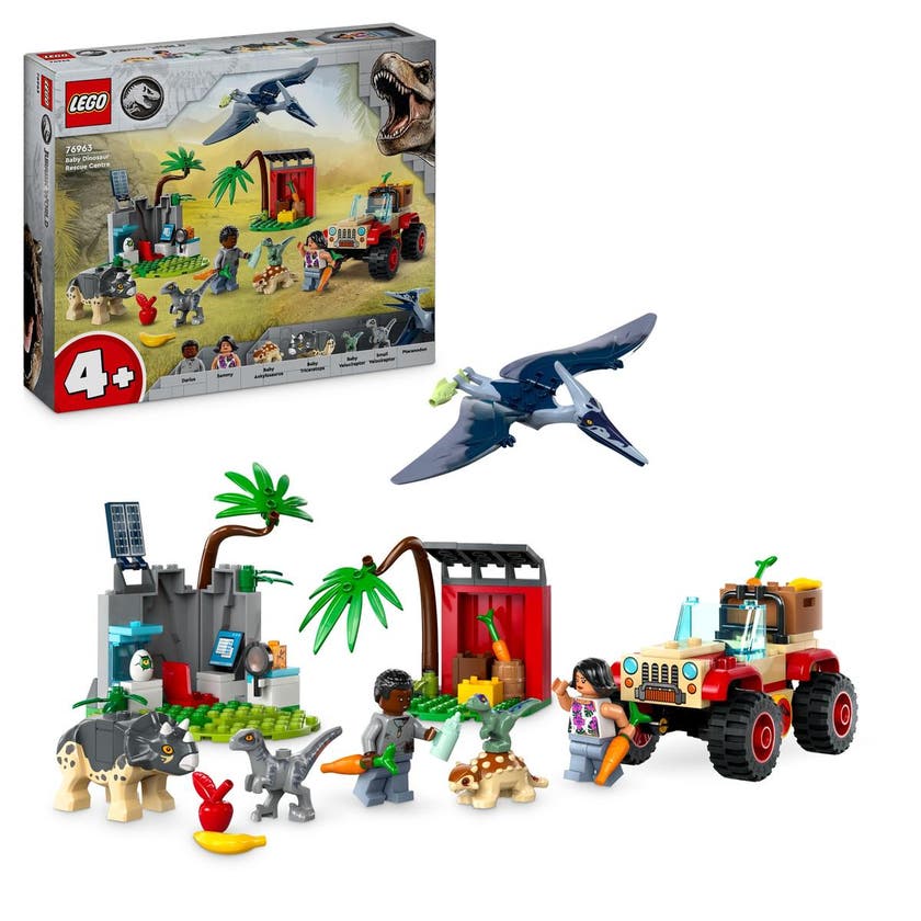 LEGO Jurassic World 76963, Räddningscenter för dinosaurieungar