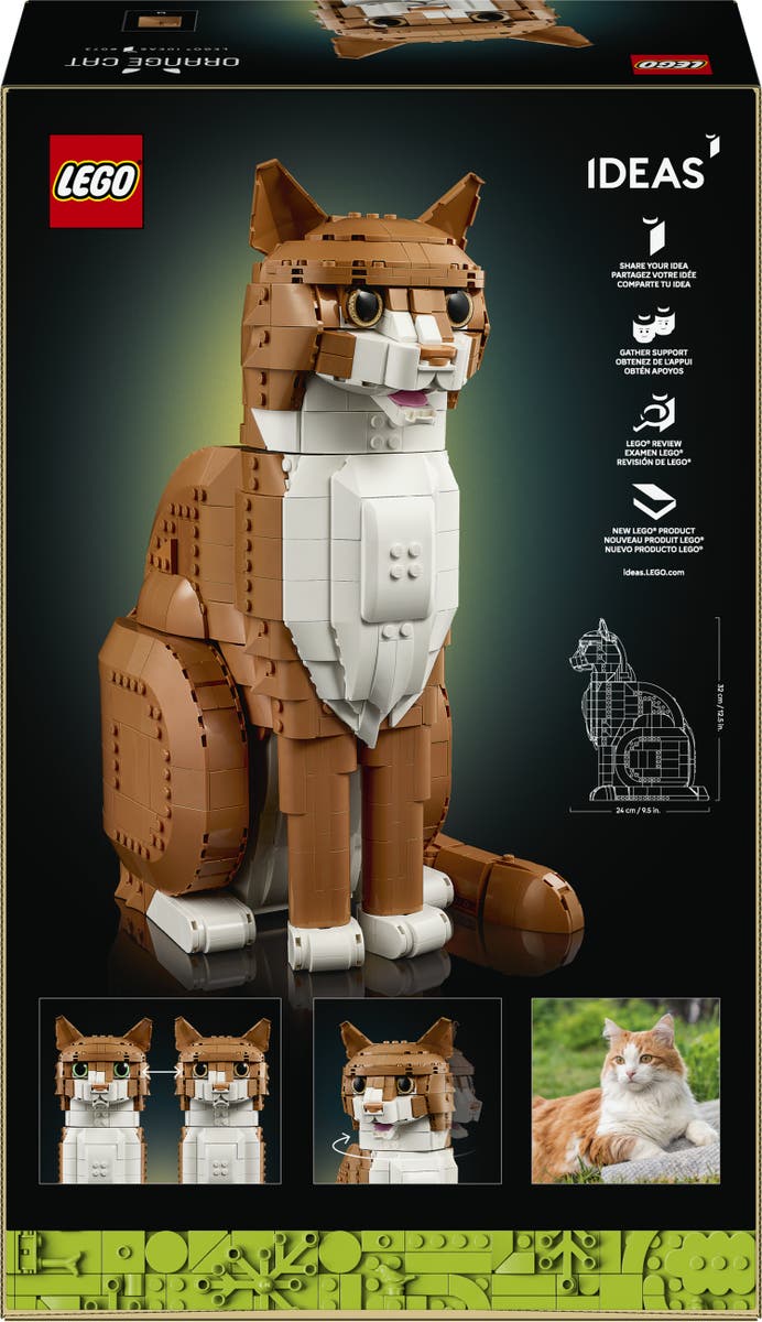 LEGO® Ideas Orange katt, Byggset med djurfigur 21376
