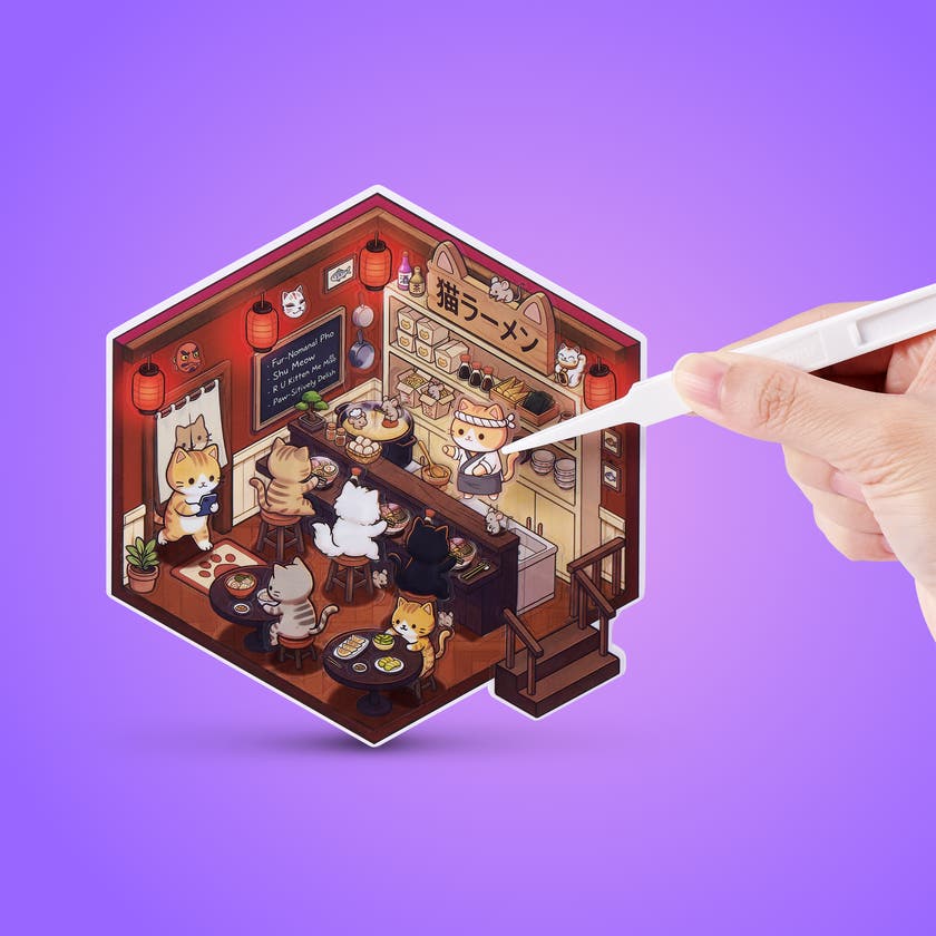 ZURU Sticker Therapy Kawaii Kitties