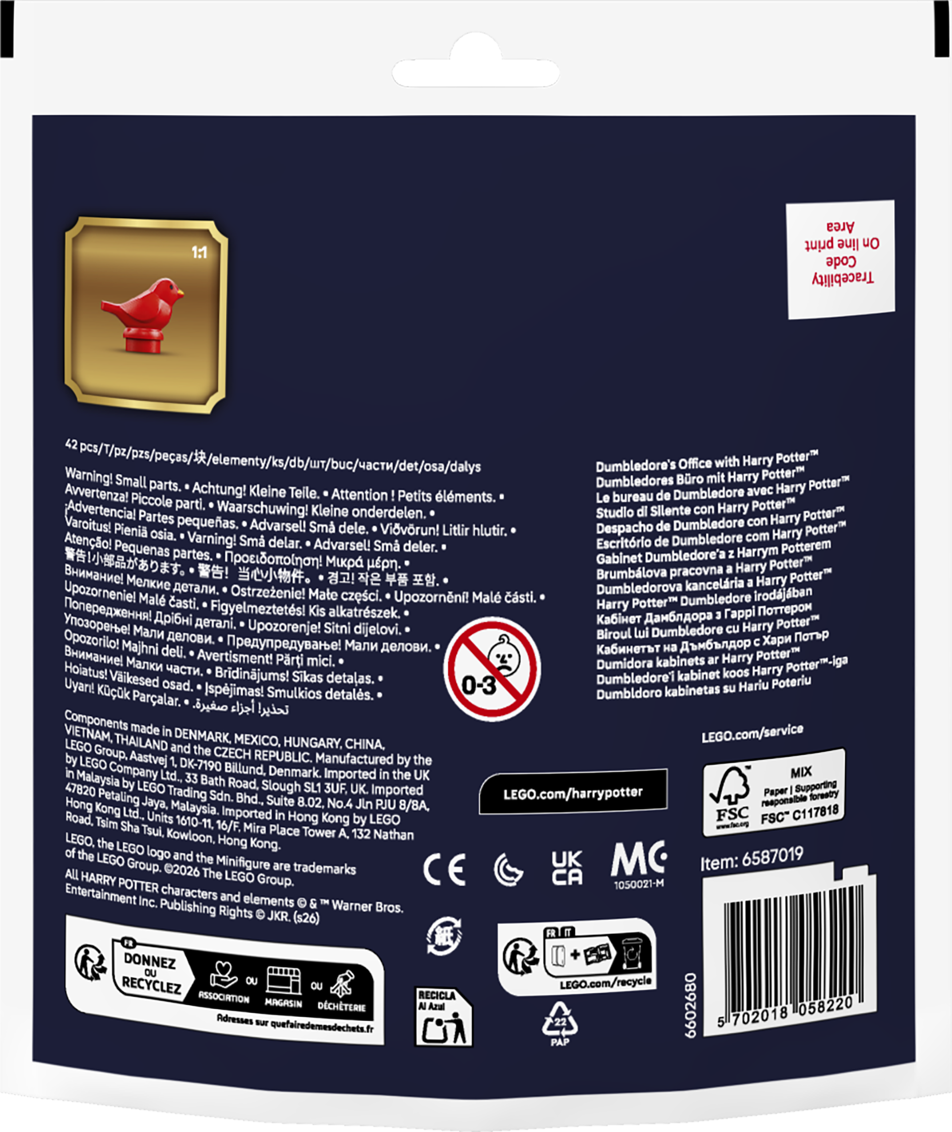 LEGO Dumbledores kontor med Harry Potter™ 30724