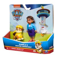 Paw Patrol, Hero Pup, Mayor Goodway & Rubble