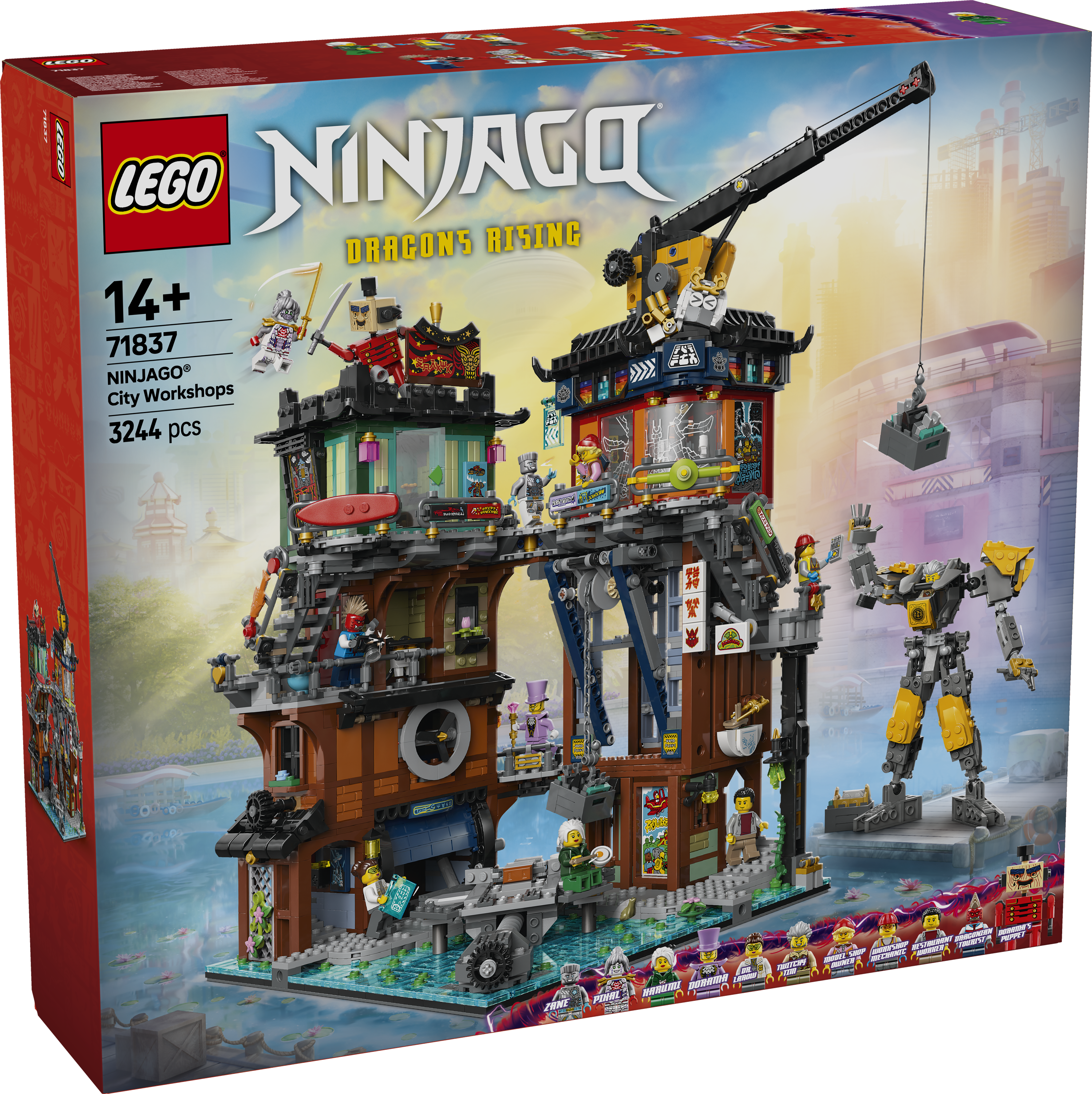 LEGO® NINJAGO® City verkstäder Bygg- och lekset med ninjor 71837