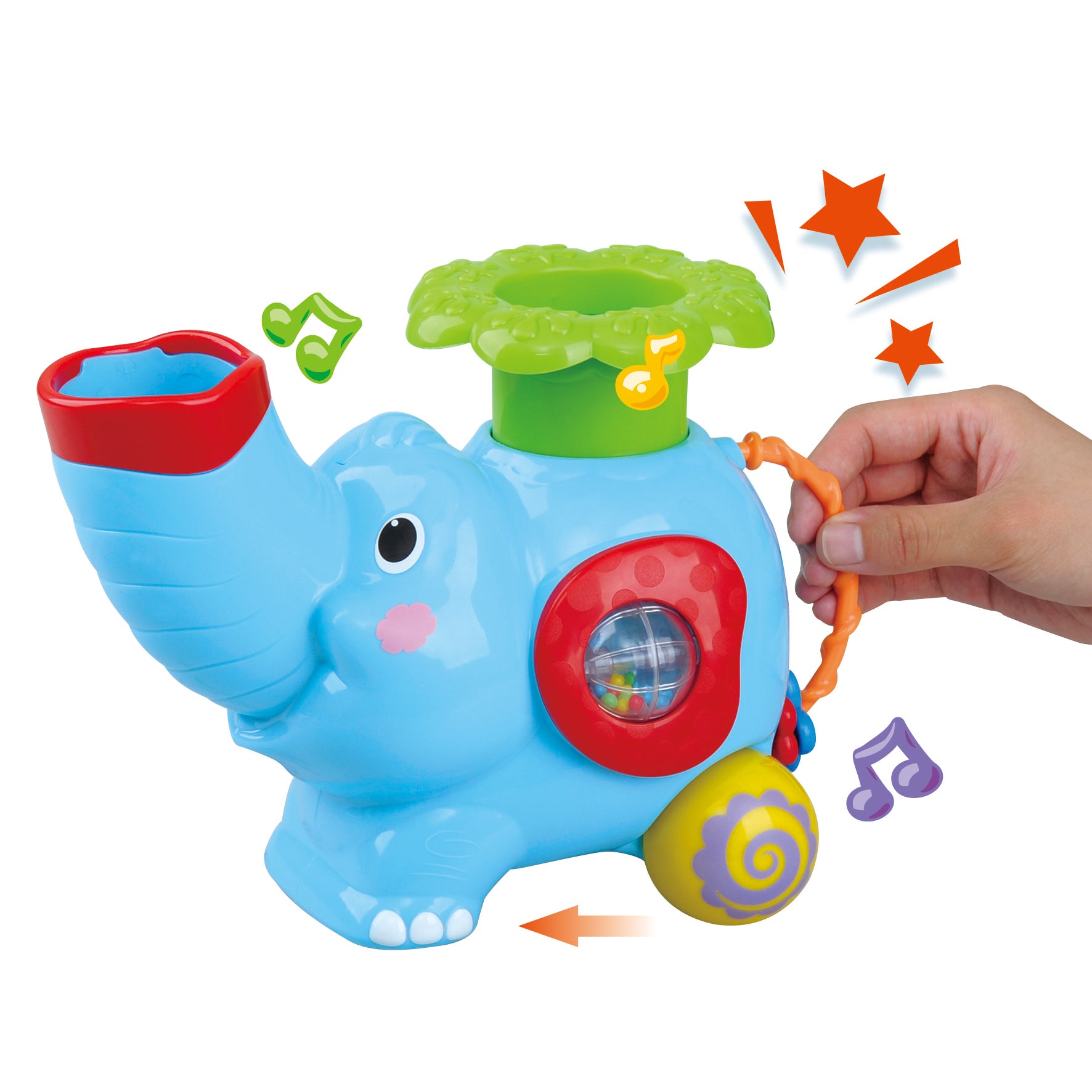 KID, Rullande aktivitetselefant med ljudfunktion