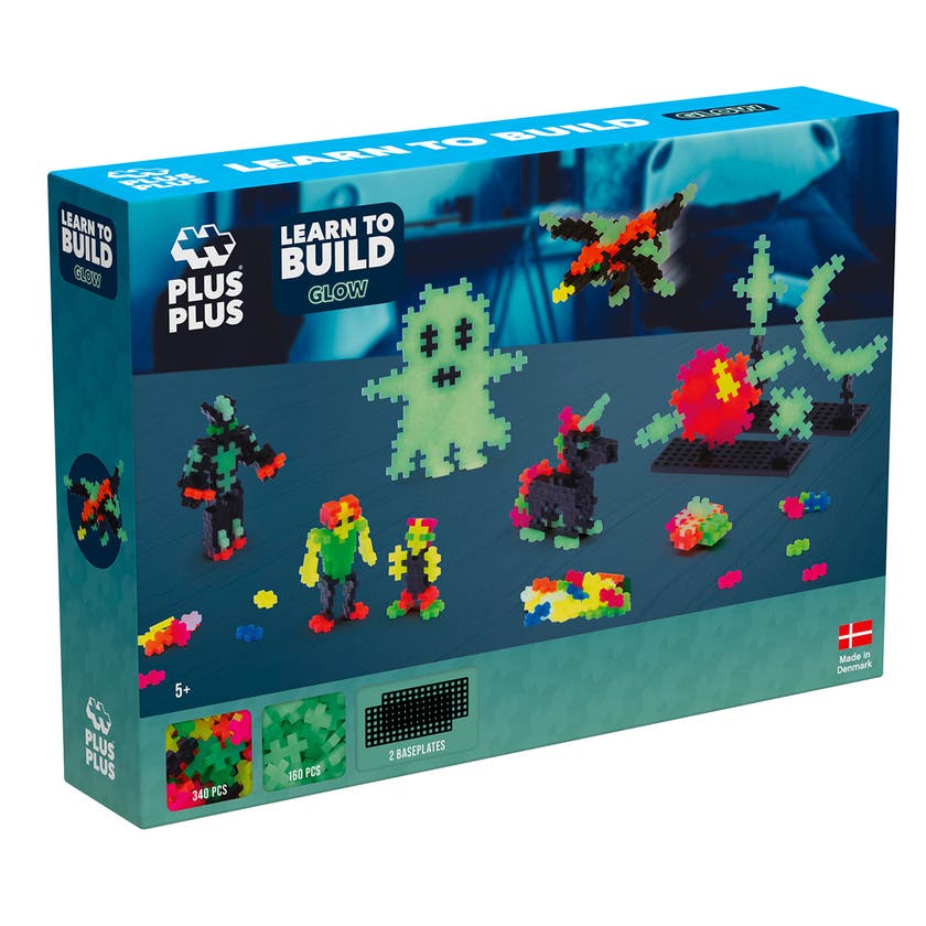 Plus-Plus Learn To Build Glow in the dark