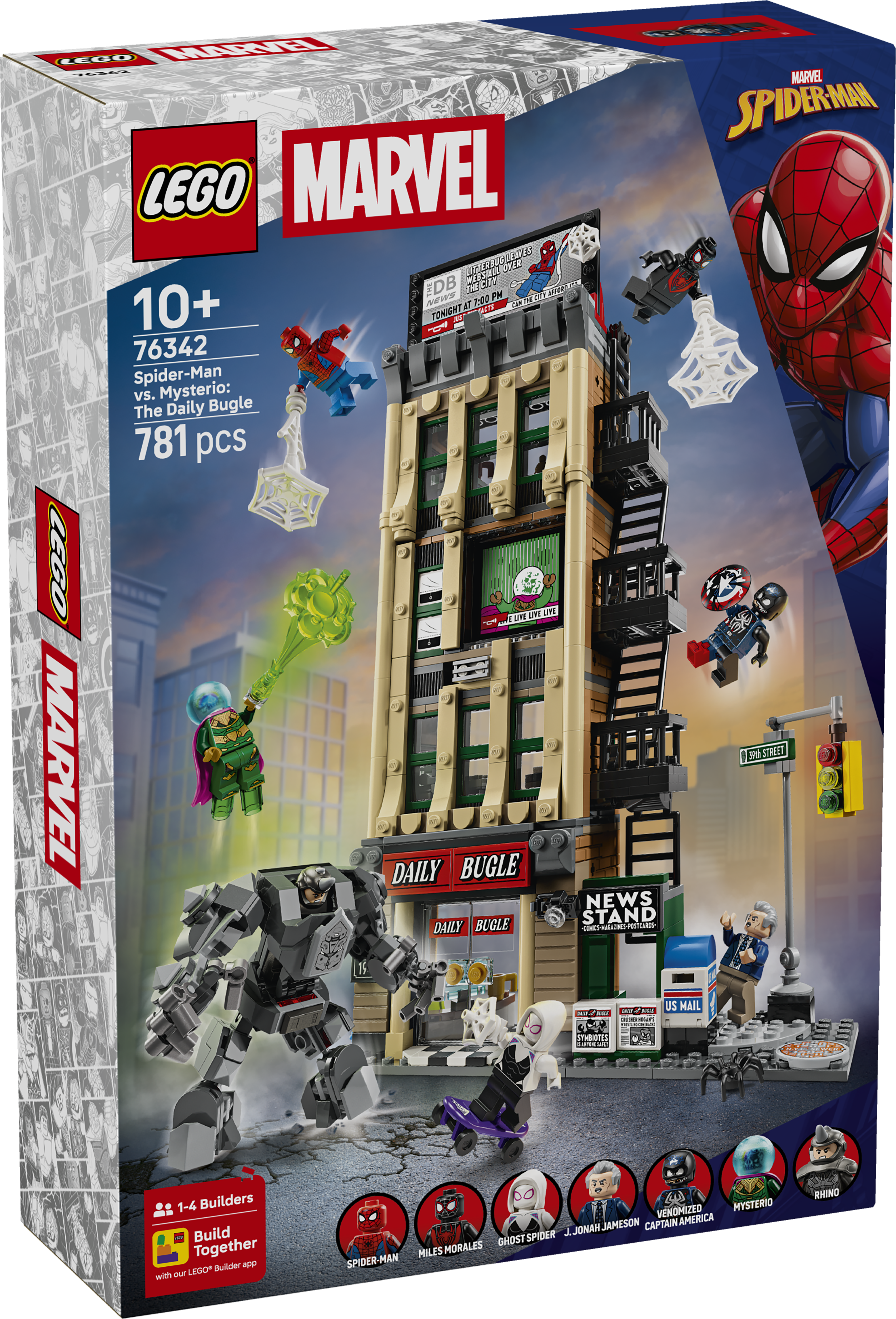 LEGO® Marvel Spider-Man mot Mysterio: Daily Bugle 76342