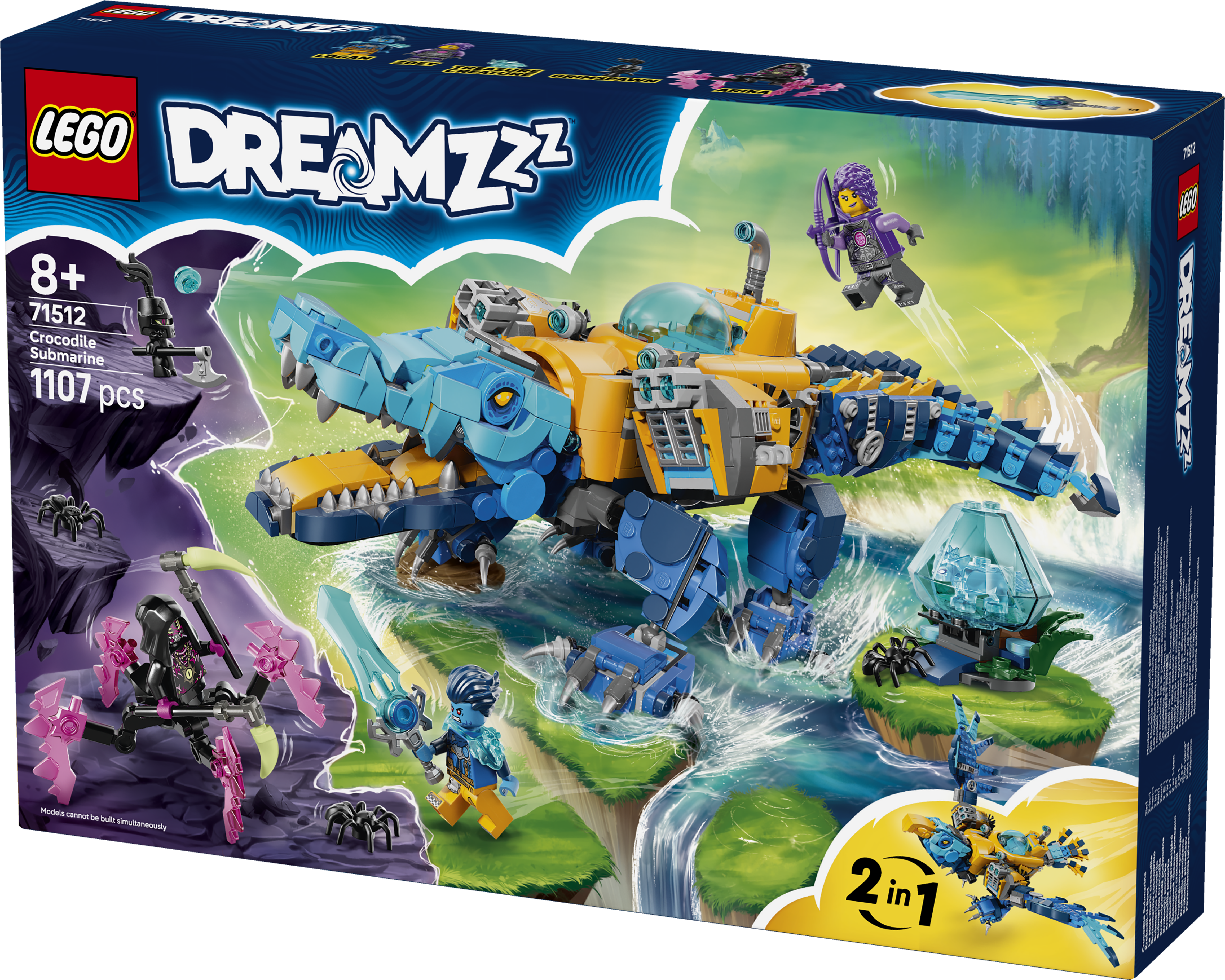 LEGO® DREAMZzz™ Krokodilubåt Byggleksak 71512
