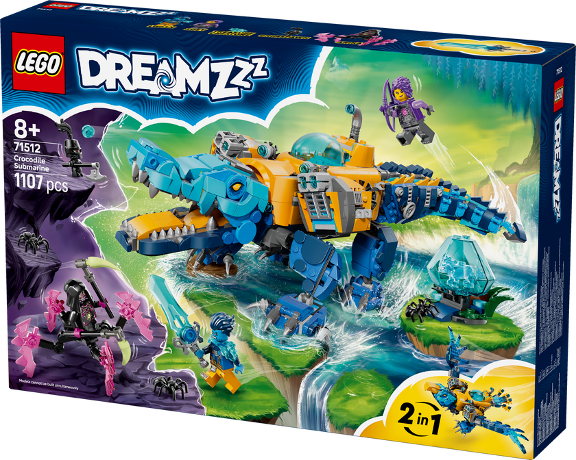 LEGO® DREAMZzz™ Krokodilubåt Byggleksak 71512