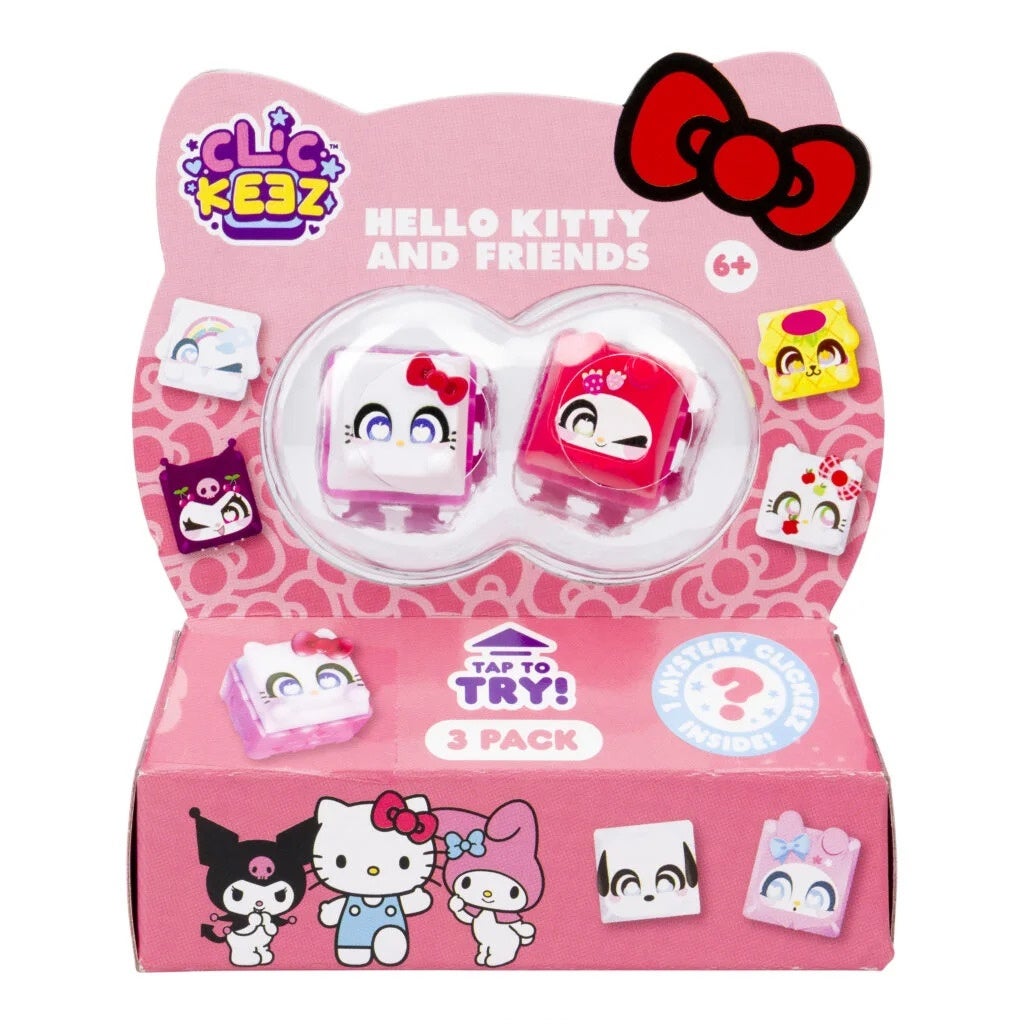 Clickeez Hello Kitty Klickbar Fidget-Nyckelring
