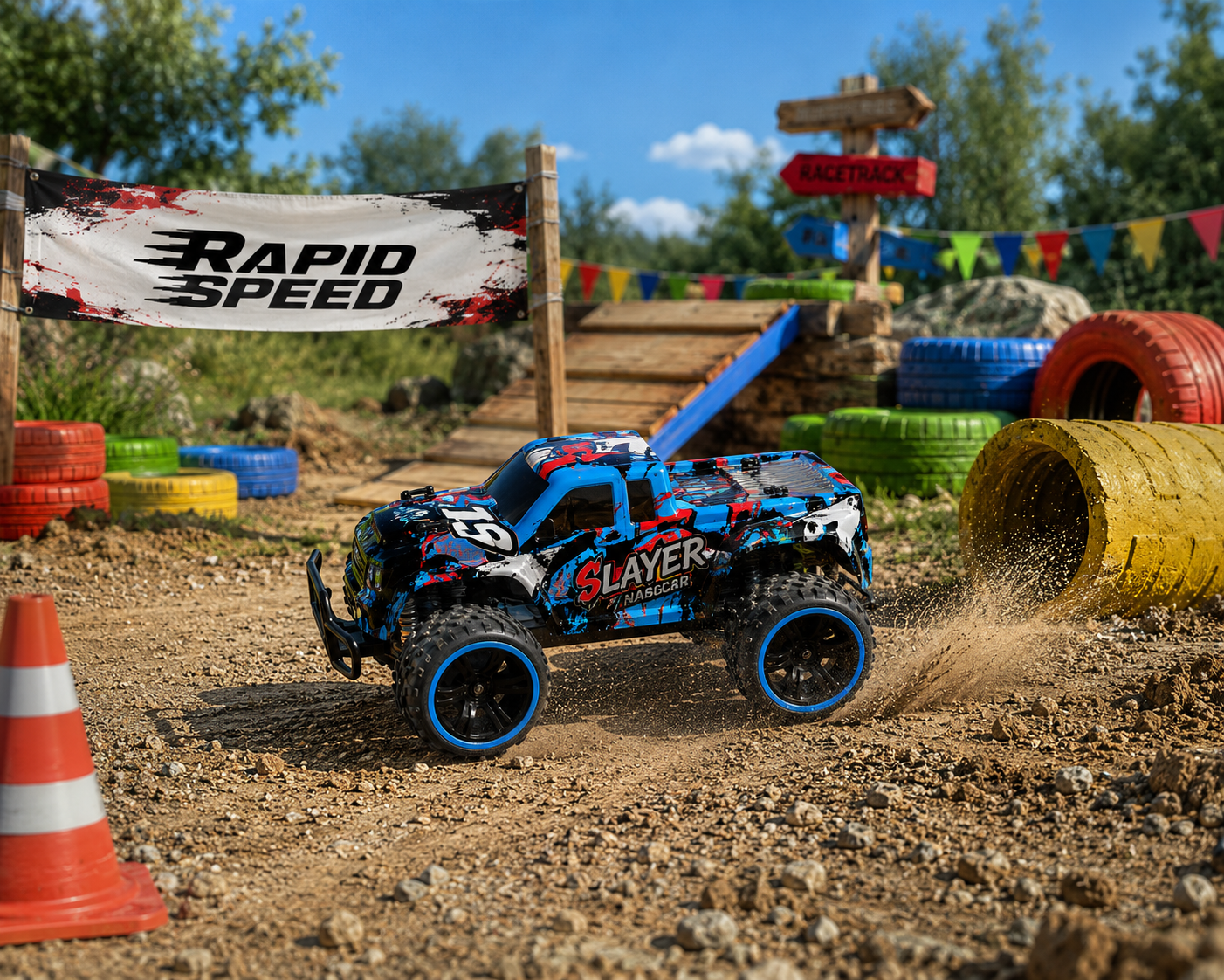 Fusion, Radiostyrd Monster Truck, 35 cm