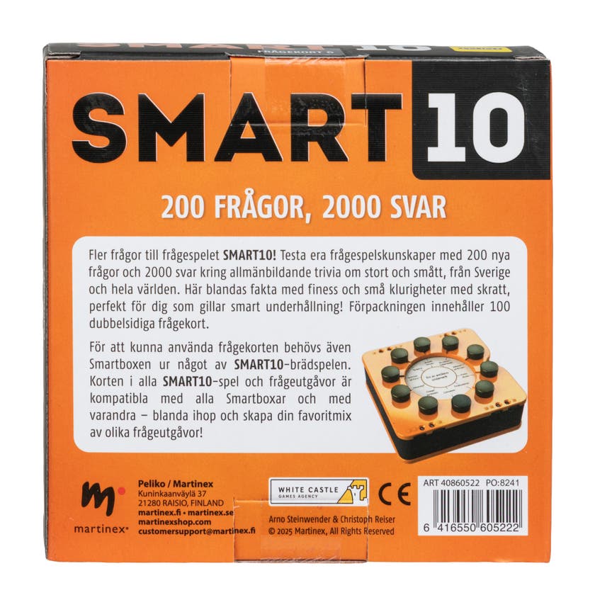 Smart10 tilläggsfrågor till Questions 6 SE