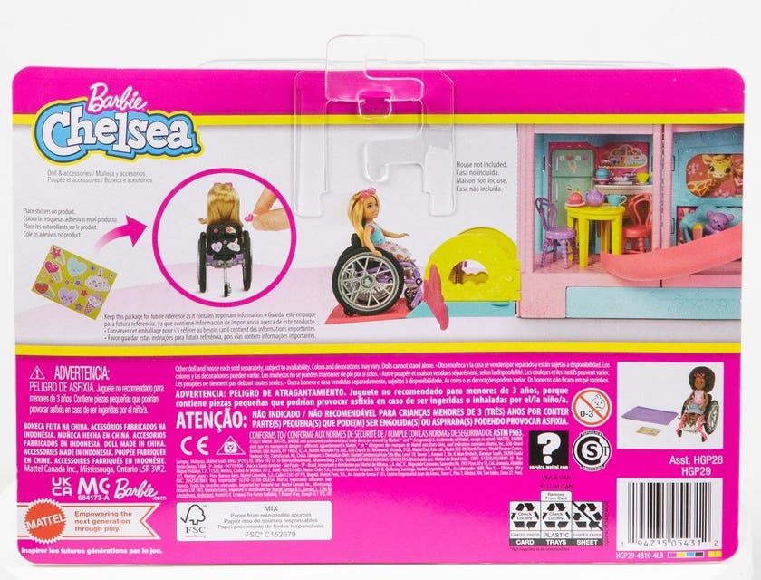Barbie Chelsea med rullstol